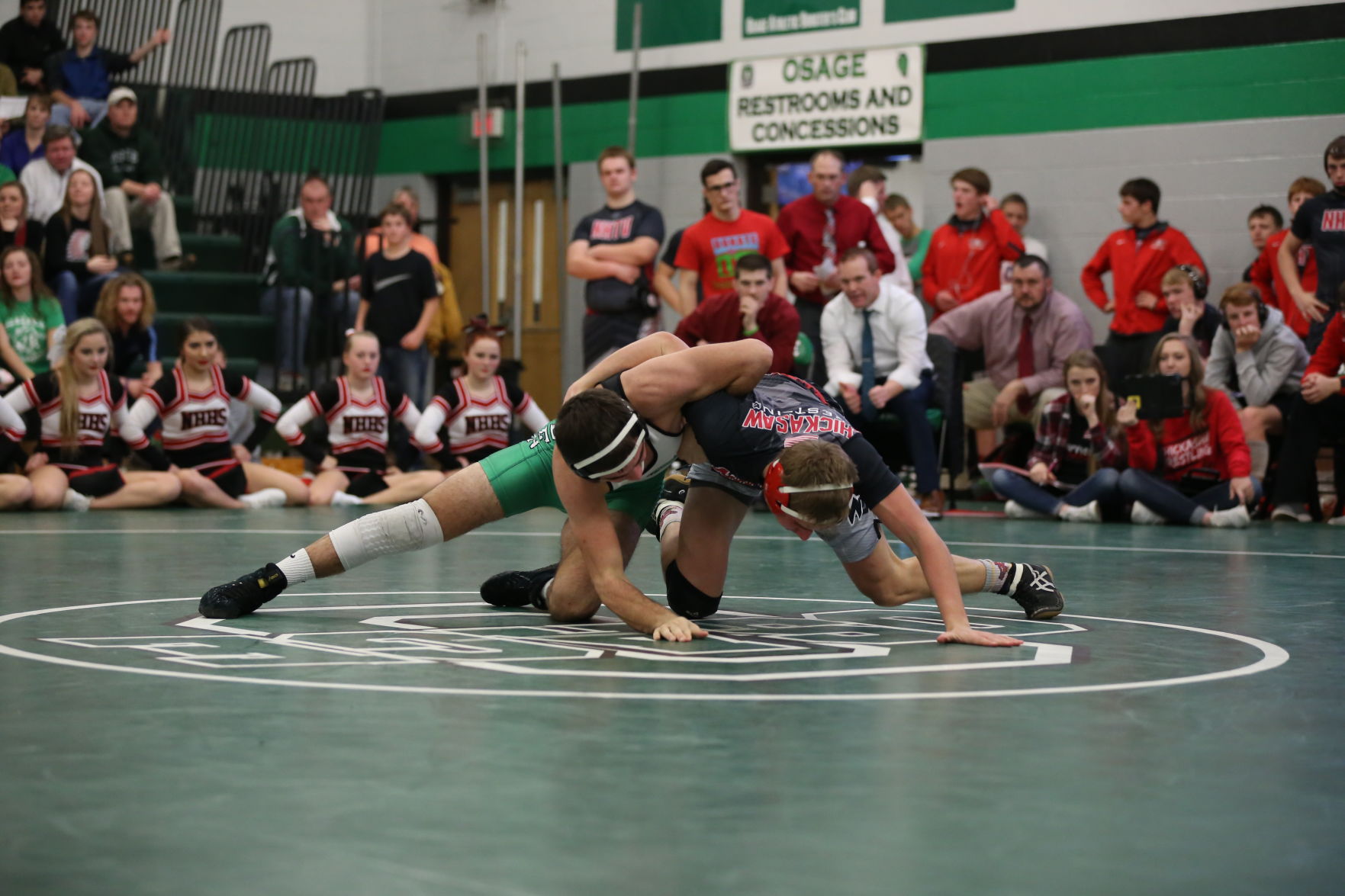 Osage, Forest City, Clarion and New Hampton wrestling, Dec. 22, 2017